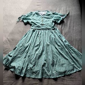 Super Cute Dresses L turquoise nursing dress